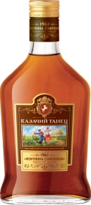 Коньяк Казачий танец, 5 лет, 0.25 л