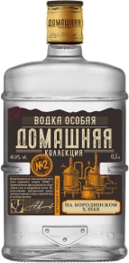 Водка на Бородинском Хлебе, Домашняя Коллекция, 0.5 л