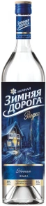 Водка Ночная, Зимняя Дорога, 0.5 л