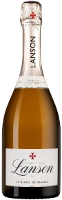 Шампанское Le Blanc de Blancs Brut, Lanson, AOC, 2019, 0.75 л