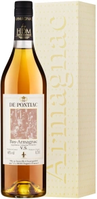 Арманьяк Bas-Armagnac AOC, De Pontiac, VS, 2 года, 0.7 л (п/у)
