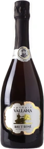 Игристое вино Brut Rose Metodo Classico, Vallana, 2015, 0.75 л