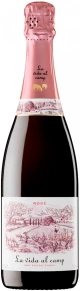 Игристое вино Cava Brut Rose, La Vida al Camp, 0.75 л