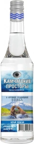 Водка Классическая, Камчатские Просторы, 0.45 л