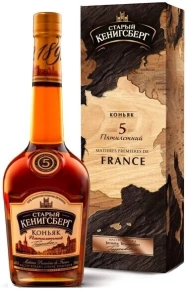 Коньяк Старый Кенигсберг, 5 лет, 0.5 л (п/у)