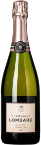 Шампанское Extra Brut Premier Cru Rose, Champagne Lombard, 2018, 0.75 л