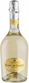 Игристое вино Blanc de Blancs Extra Dry, Cavatina, 0.75 л