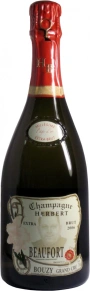 Шампанское Extra Brut Bouzy Grand Cru, Herbert Beaufort, 2006, 0.75 л
