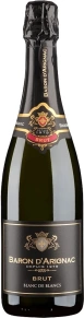 Игристое вино Brut Blanc de Blancs, Baron d'Arignac, 0.75 л