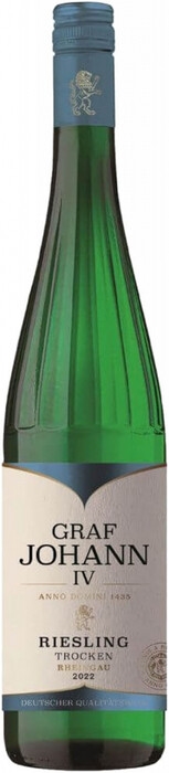 Вино Graf Johann IV Riesling Trocken Rheingau, Winzerverein Hechtsheim