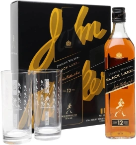 Виски Black Label, Johnnie Walker, 12 лет, 0.7 л (п/у)