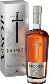 Коньяк Platinum Edition, Honor, VSOP, 5 лет, 0.75 л (п/у)