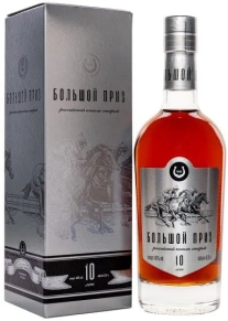 Коньяк Большой Приз, KS, 10 лет, 0.5 л (п/у)