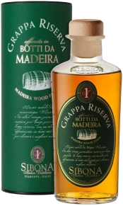 Граппа Riserva Madeira Wood Finish, Sibona, 0.5 л (п/у)