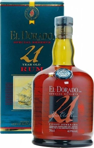 Ром Special Reserve, El Dorado, 21 год, 0.7 л (п/у)