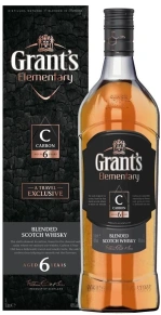 Виски Elementary C Carbon, Grant's, 6 лет, 1 л (п/у)