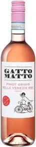 Вино Gatto Matto Pinot Grigio Rosato delle Venezie, Villa degli Olmi, DOC, 2020, 0.75 л