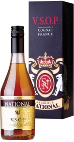 Бренди Symbole National, VSOP, 4-12 лет, 0.5 л (п/у)