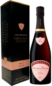 Шампанское Rose Brut, Christian Etienne, 2021, 0.75 л (п/у)