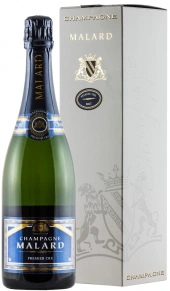 Шампанское Premier Cru Brut, Malard, 0.75 л (п/у)