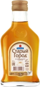 Коньяк Старый город, 5 лет, 0.1 л