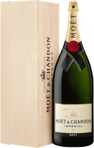 Шампанское Brut Imperial, Moet & Chandon, 3 л, в деревянной коробке