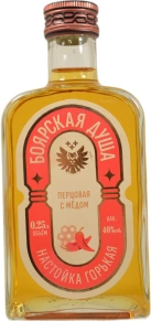 Ликер Перцовая с Медом, Боярская Душа, 0.25 л