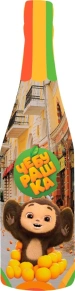 Игристое вино Апельсин, Чебурашка, 0.75 л