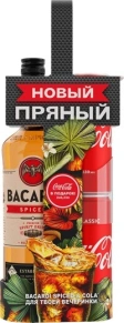 Ром Spiced, Bacardi, 1 год, 0.7 л (п/у)