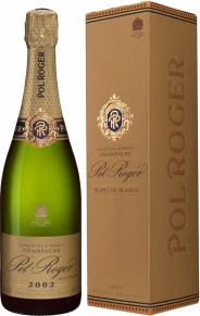 Шампанское Blanc de Blancs, Pol Roger, 2002, 0.75 л (п/у)