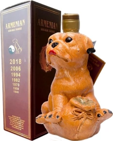 Коньяк Собака, 5 лет, 0.25 л (п/у)