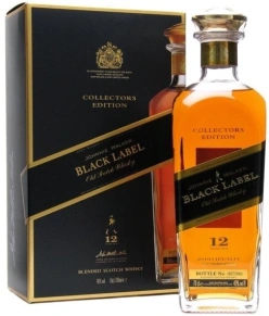 Виски Black Label, Johnnie Walker, 12 лет, 0.7 л (п/у)
