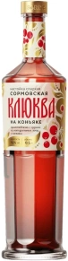 Ликер Клюква на коньяке, Сормовская, 0.5 л