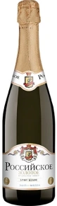 Игристое вино Российское Золотое Белое Брют, Вилаш, 0.75 л