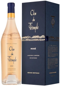 Вино Clos du Temple Rose, Gerard Bertrand, AOP, 2021, 0.75 л (п/у)