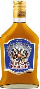 Коньяк Легенда Империи, 3 звезды, 3 года, 0.25 л