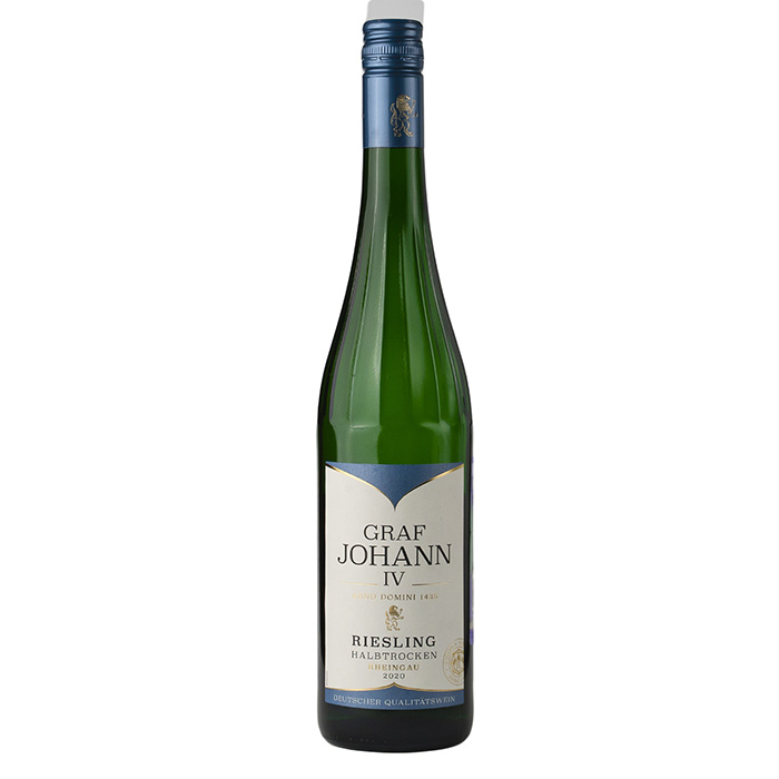 Вино Graf Johann IV Riesling Halbtrocken, Winzerverei Hechtsheim