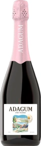 Игристое вино Брют Розовое, Адагум, 2024, 0.75 л