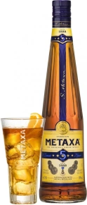 Бренди 5*, Metaxa, более 5 лет, 0.7 л