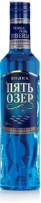 Водка Серебряная, Пять Озер, 0.7 л