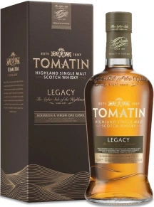 Виски Legacy, Tomatin, 8 лет, 0.7 л (п/у)