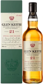 Виски Glen Keith, 21 год, 0.7 л (п/у)