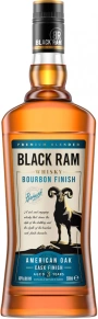 Виски Bourbon Finish, Black Ram, 3 года, 0.5 л (п/у)