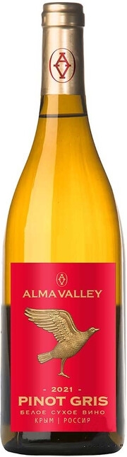 Вино Pinot Gris 2021, Alma Valley