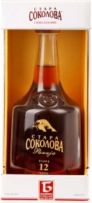 Бренди Стара Соколова, 12 лет, 0.7 л (п/у)