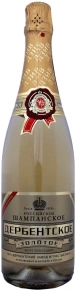 Игристое вино Золотое Полусладкое, Дербентское, 0.75 л