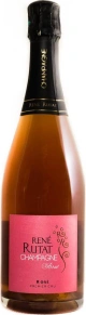 Шампанское Rose Premier Cru, Champagne Rene Rutat, AOC, 2019, 0.75 л