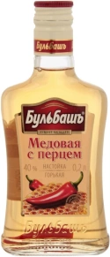 Ликер Медовая с перцем, Бульбашъ, 0.2 л