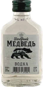 Водка Добрый Медведь, 0.1 л