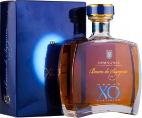 Арманьяк Grand Platinum, Baron de Sigognac, XO, не менее 20 лет, 0.7 л (п/у)